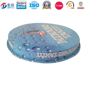 Bandeja retangular de lata de alimentos com bandeja de impressão Besi Jy-Wd-2015122817